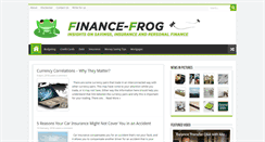 Desktop Screenshot of finance-frog.com